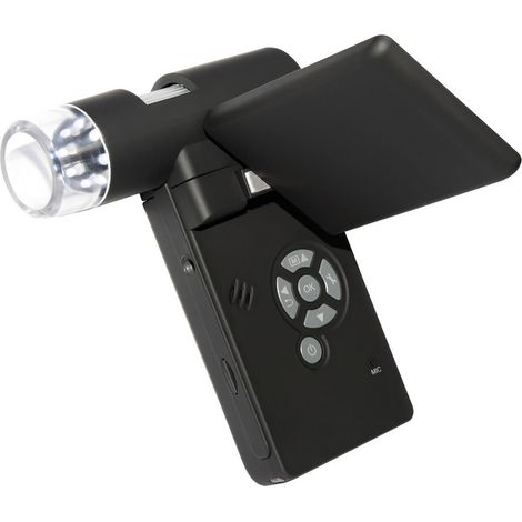 TOOLCRAFT USB Mikroskop mit Monitor 5 Megapixel Digitale Vergrößerung (max.): 500 x (1/4)