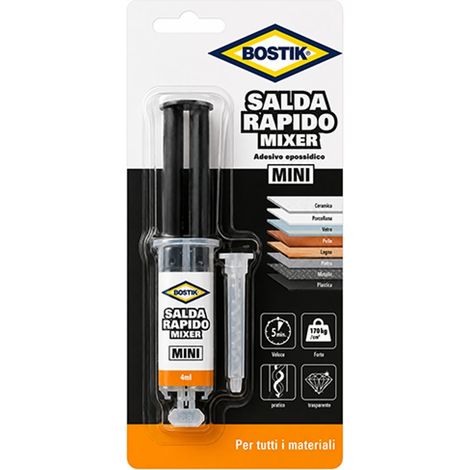ADESIVO BICOMPONENTE "SALDARAPIDO MIXER MINI" BOSTIK 4ML