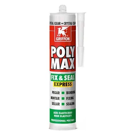 Adesivo Sigillante Griffon Poly Max Express Cristallino - 300 gr