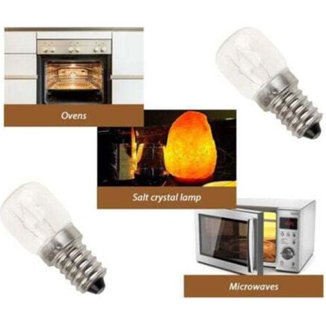 2 x E14 Hochtemperatur-Halogenlampen (500 °C, 25 W) für Backofen - Crezuo