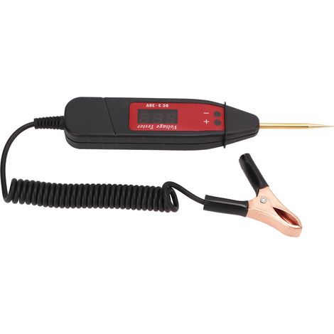 Kfz-Elektrik-Tester-Stift, LCD-Digitalanzeige, DC3-36V Spannungsdetektor für die Kfz-Diagnose (1/5)