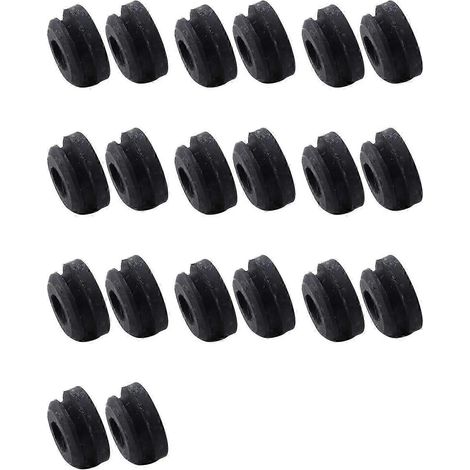20 Stück obere Isolierbuchsen für Kühlerbaugruppe, Gummi, schwarz, passend für Honda Accord Civic 74173-SJ4-000-JXLGV (1/5)