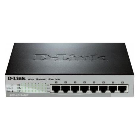 Switch 8 giga poe 65w sfp URMET 1091/8POE