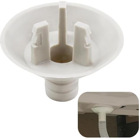 Tuyau de Drainage pour Climatiseur, Embout de Vidange en Coude, Raccord de Tuyau d'Eau Robuste pour Drainage de l'Appareil Extérieur (1/5)
