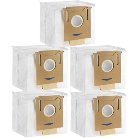 Paquete de 5 bolsas de repuesto para aspiradora Ecovacs Deebot T8T9AIVI+/POWER/Pro (1/4)