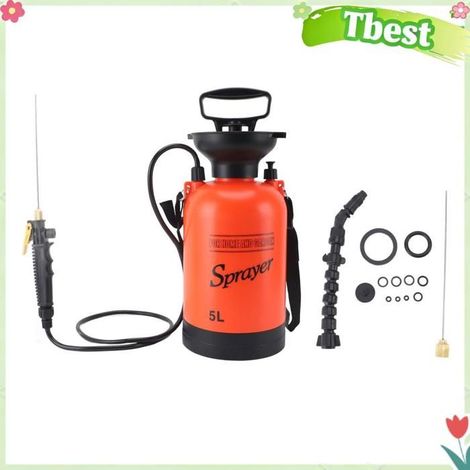 Tbest Pulvérisateur portatif Pulvérisateur d'épaule de jardin PP, pulvérisation uniforme à large couverture pour la vinaigre (1/5)