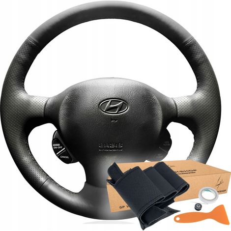 Patrón de moldura de la cubierta del volante para Hyundai Santa Fe 2001-2006 (1/5)