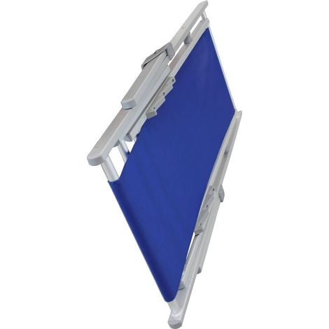 sdraio mare prendisole pieghevole in alluminio e textilene cm 98 x 67,5 x 106 h (1/2)