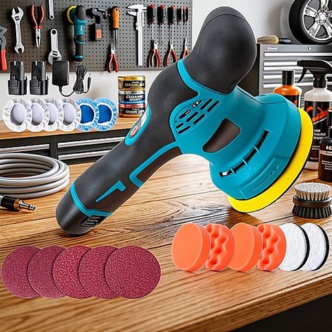 Cordless car polisher buffer sander battery powered (1/5)
