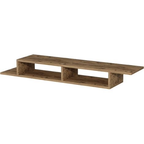 Meuble TV en bois "Muson" - 120 x 29 x 18 cm - Pin Atlantique (1/5)