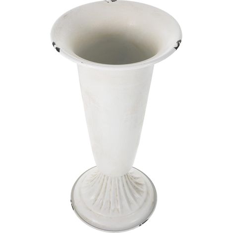Vase Vintage en Fer Blanc Style Européen pour Fleurs et Plantes (1/5)