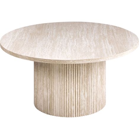 Coffee Table AMMON Travertine Effect (1/5)