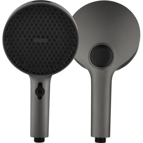 Pommeau de douche haute pression avec jet de lavage, pommeau de douche de grand diamètre (130 mm) avec 3 jets différents, pommeau de douche puissant pour salle de bain, pommeau de douche sans flexible (1/3)