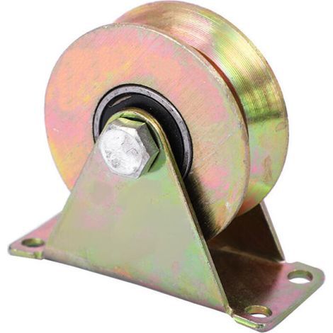 1 Stück farbige V-Nut-Rollen, Schiebetürrollen, geeignet für Schiebetüren, Transportwagen und mobile Werkbänke, 40 × 68 × 59 mm (1/4)