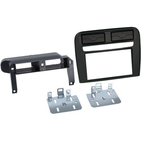 Facade autoradio 2DIN compatible avec Fiat Grande Punto 05-10 Noir