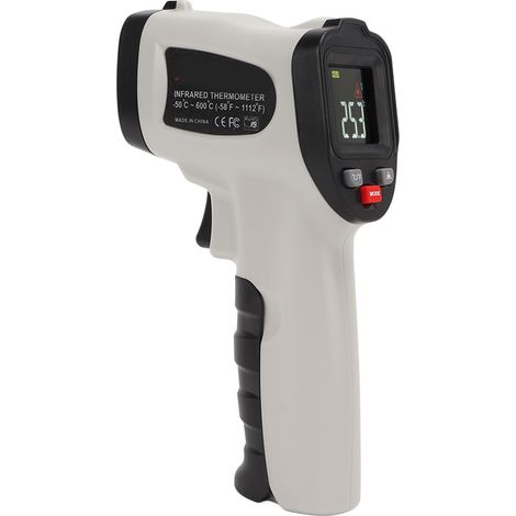 Thermomètre infrarouge XRCLIF327B avec écran LCD couleur -50℃600℃ / -58℉1112℉ Thermomètre infrarouge de cuisine (1/5)