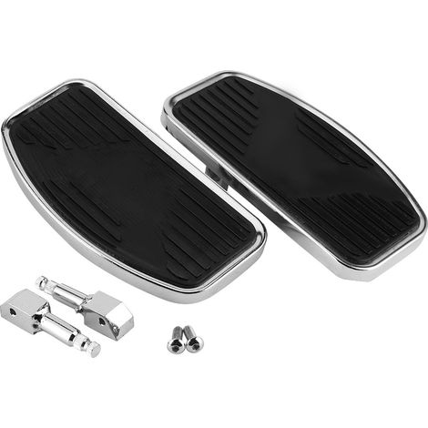 2Pcs Plancher moto, métal, design clous, remplacement direct, pour Honda VTX Suzuki Intruder (1/5)