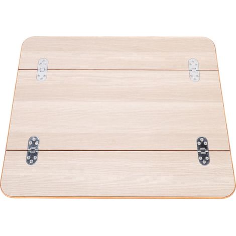 Plateau de table pour camping-car, finition revêtue, pliable, élégant, bateau en bois massif, pour yacht, bateau, blanc (595x480mm/23.43x18.9in) (1/5)