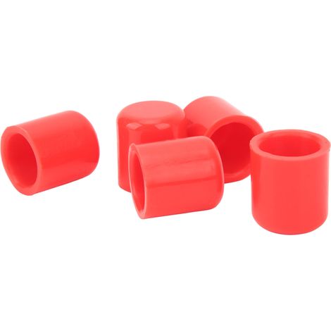 Silikon-Endkappe für Ansaugschlauch, 5 Stück, 25 mm Innendurchmesser, universelle Schutzkappe für Autos, rot (1/5)