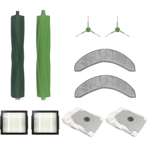 Chiffon de nettoyage pour aspirateur - Sacs à poussière - Accessoires pour aspirateur - Brosses latérales pour aspirateur robot J7 - Brosse principale de rechange (1/5)