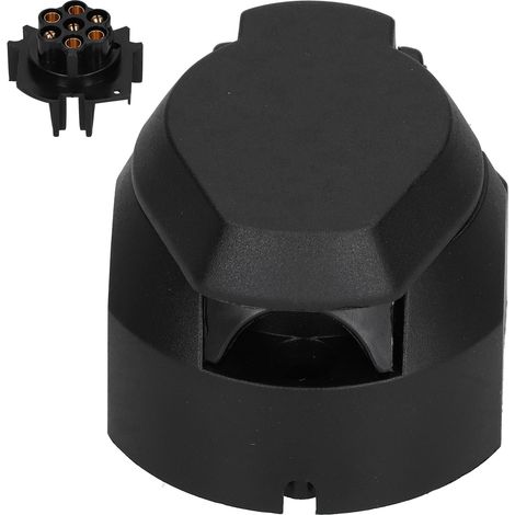 Europäischer Stecker A mit 7 Löchern für Anhänger, Wohnmobile und Nutzfahrzeuge – Einfache Installation und Konstruktion.