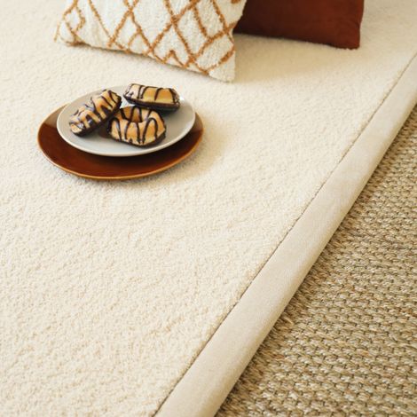 Tapis Cocoon - Beige - Ganse chenille beige - 80 x 150 cm (1/5)
