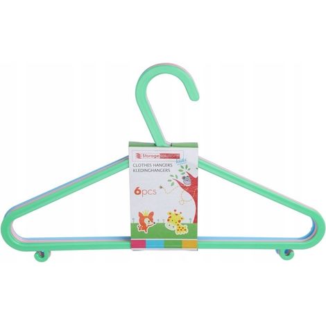 Kleiderbügel für Kinder, Kinderkleiderschrank, 29 x 17 cm, 6 Stück