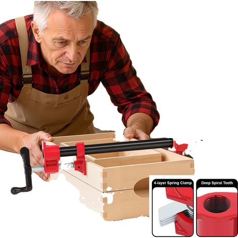 Abrazaderas de hierro fundido para tuberías, aptas para tuberías de 3/4 de pulgada, incluye 6 piezas, peso bruto 8 kg, ideales para trabajos de carpintería. (1/5)