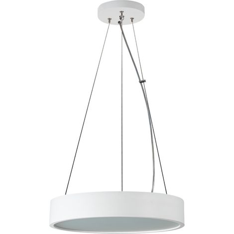 Suspensione in legno bianco mate - Lampade rotonde - E27 - Kanlux GIASMINO (1/4)