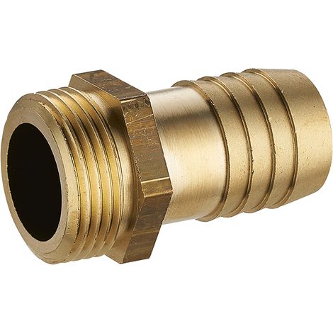Messing-Klemmverschraubung M 26 x 34 für Polyethylenrohr CENTRALE BRICO