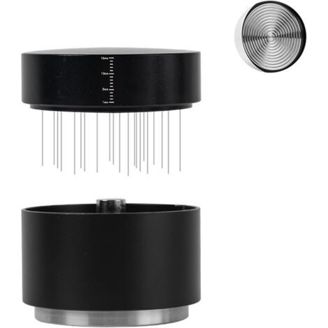 Distributeur de café 3 en 1 avec tasseur et outil – Kit d'accessoires expresso réglables – Accessoires professionnels pour porte-filtre de 58 mm (1/4)