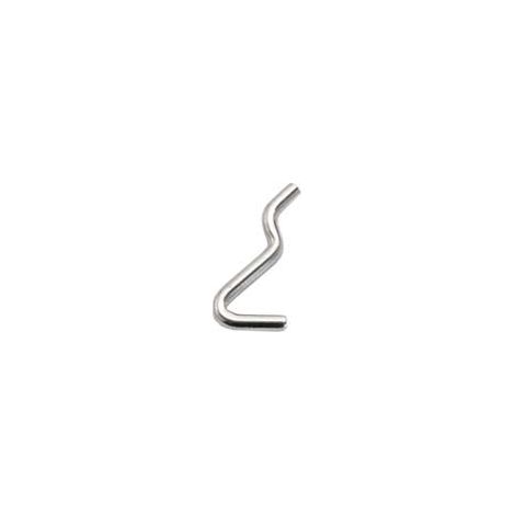 GANCI PER PANNELLI FORATI N.1- - mm.15x31 - 200 pezzi