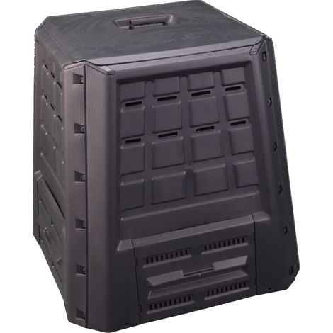 COMPOSTIERA CONTENITORE PER COMPOSTAGGIO RIFIUTI ORGANICI lt.380 ARTPLAST mod. BIO COMPOSTER BC380 (1/5)