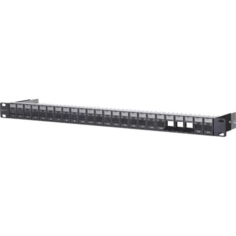 BTR NETCOM Modulträger 24 Port sw 1HE 482,6mm(19") 130920-BK-E (1/2)