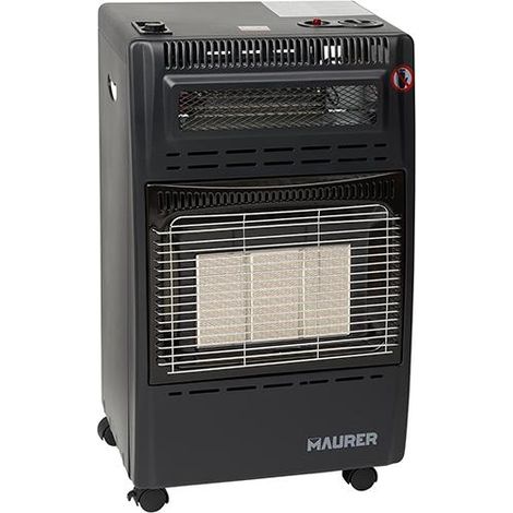 STUFA A GAS GPL INFRAROSSI VENTILATA MAURER 4,2KW PAN.CERAMICI