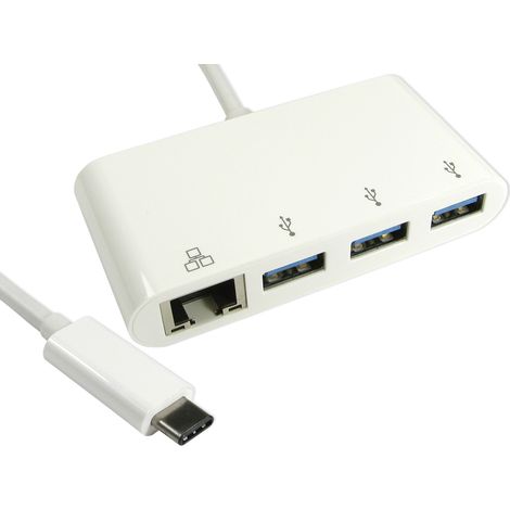 Hub USB RS PRO, USB 3.1 RJ45 1 ports, USB C ( Prix pour 1 )