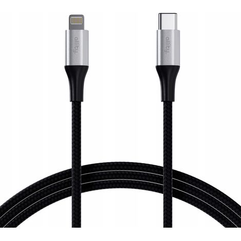 Allity USB Typ C - Apple Lightning Kabel 1 m Schwarz 1 Stück. (1/5)