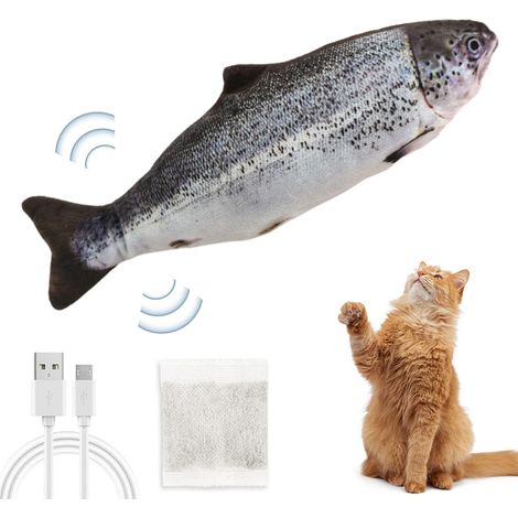 Jouet pour chat LX-1pcs Poisson sauteur - Carpe électrique - Produit standard (1/5)