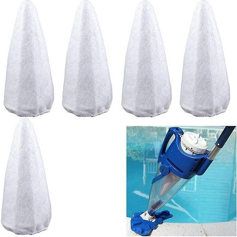 5 Sacs En Coton De Remplacement Pour Filtres Shockwave De Piscine, Sacs Pour Filtres De Piscine (1/5)