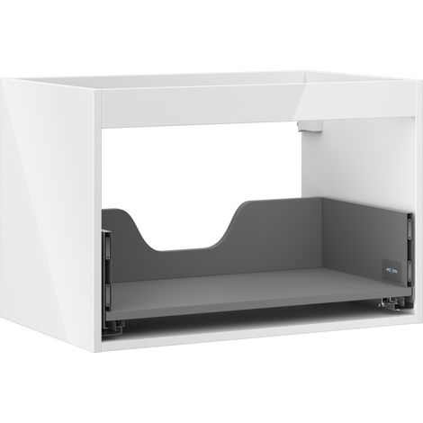 Mexen Box-A corpo dell'armadietto sottolavabo 70 cm, 1 cassetto, bianco lucido - 91AX0-0700-470-1-00 (1/4)