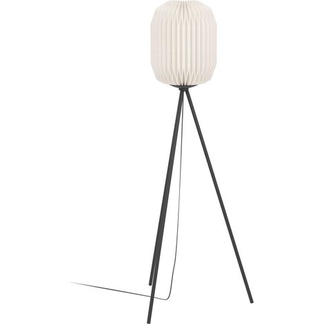 Lampadaire trépied, luminaire sur pied au design japonais (1/5)