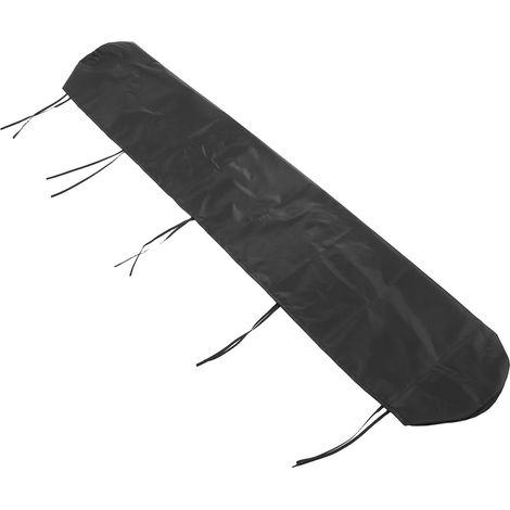 Protection Extérieure pour Store Banne en Tissu Oxford Noir 200x40 Cm Résistant aux Intempéries Structure Modulaire à Installation Rapide pour Terrasse et Jardin (1/5)