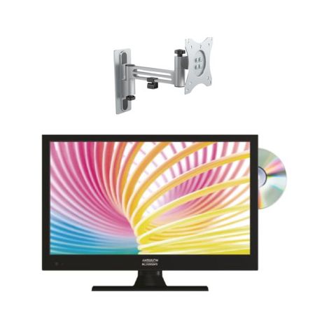 PACK ANTARION TV LED 15.6" 39cm HD TNT + Support TV Camping car 180° Charge max 15kg (1/5)