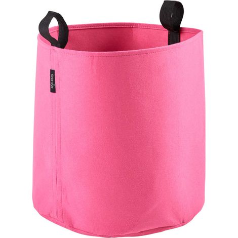 Sac plantation feutre géotextile ø 40 cm 50,3 L rose - Bag 4 Plant (1/3)