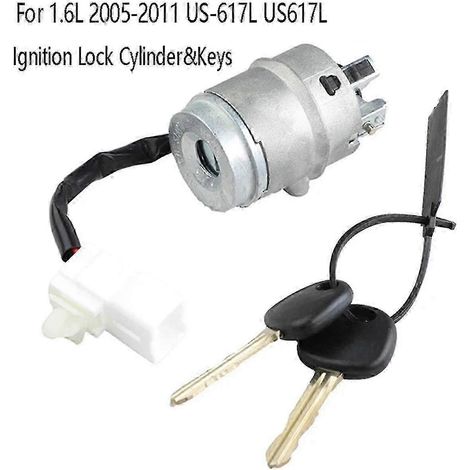Cylindre de serrure d'allumage et clés pour Hyundai Accent 1.6L 2005-2011 OEM 81920-1EA00 US-617L Edition 0617