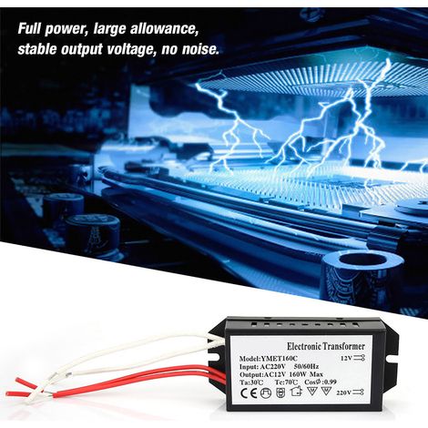 Convertisseur de tension électronique 220 V vers 12 V, alimentation intelligente (160 W) (1/5)