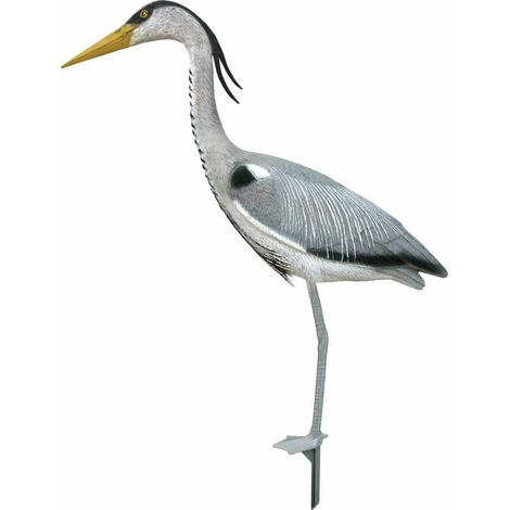 Ubbink – Figurine héron 84 cm en polyéthylène – Résistante aux intempéries – Ornement de jardin pour étang – Statue animaux décorative (1/3)