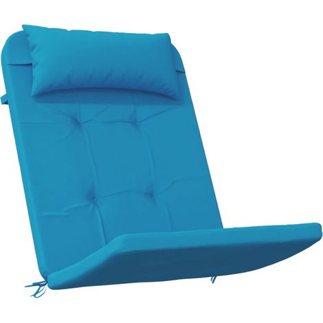 Cojines para silla Adirondack 2 uds tela Oxford azul claro vidaXL