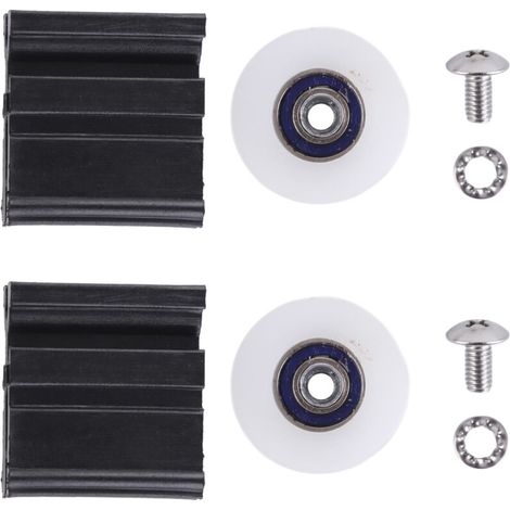 Kit di rulli premium per porte di serre - Ruote di ricambio, componenti e accessori per ingressi - Accessori di alta qualità per porte scorrevoli senza sforzo -Crezuo