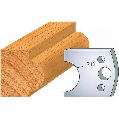 Jeu de 2 Fers Profilés Acier HT 40 x 4 mm - N°119 Mouton - Outil de menuiserie - Diamwood